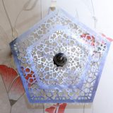 Wall Hanging Pentagonal Light (Silver)